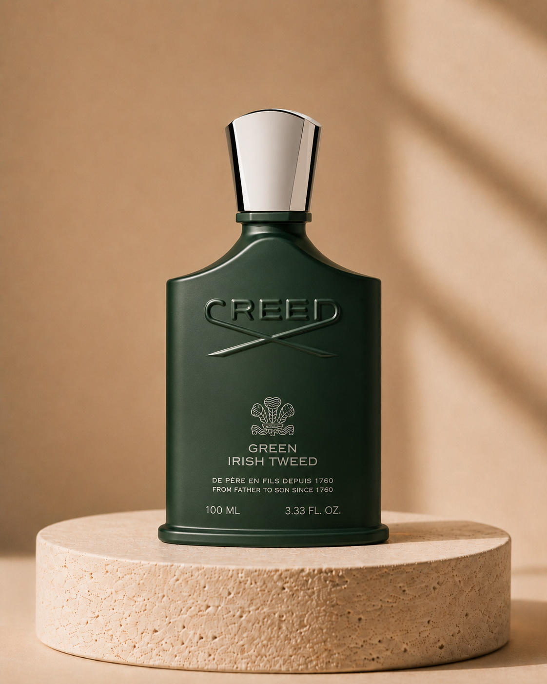 Creed Green Irish Tweed 100 ml fragrance bottle
